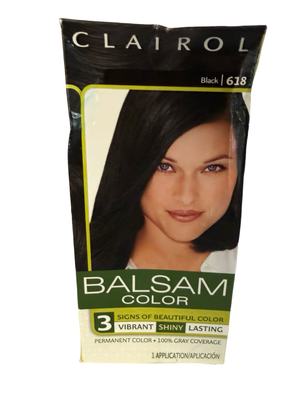 Clairol Balsam Color Permanent Haircolor 618 Black